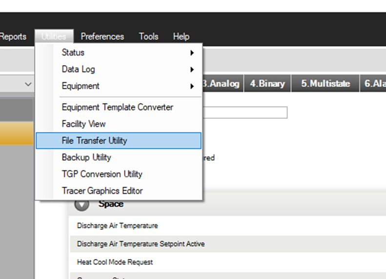 Troubleshooting Updating BCIR firmware with Tracer TU software Trane