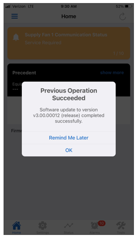 Symbio Firmware Update For Unit Controller Module Trane