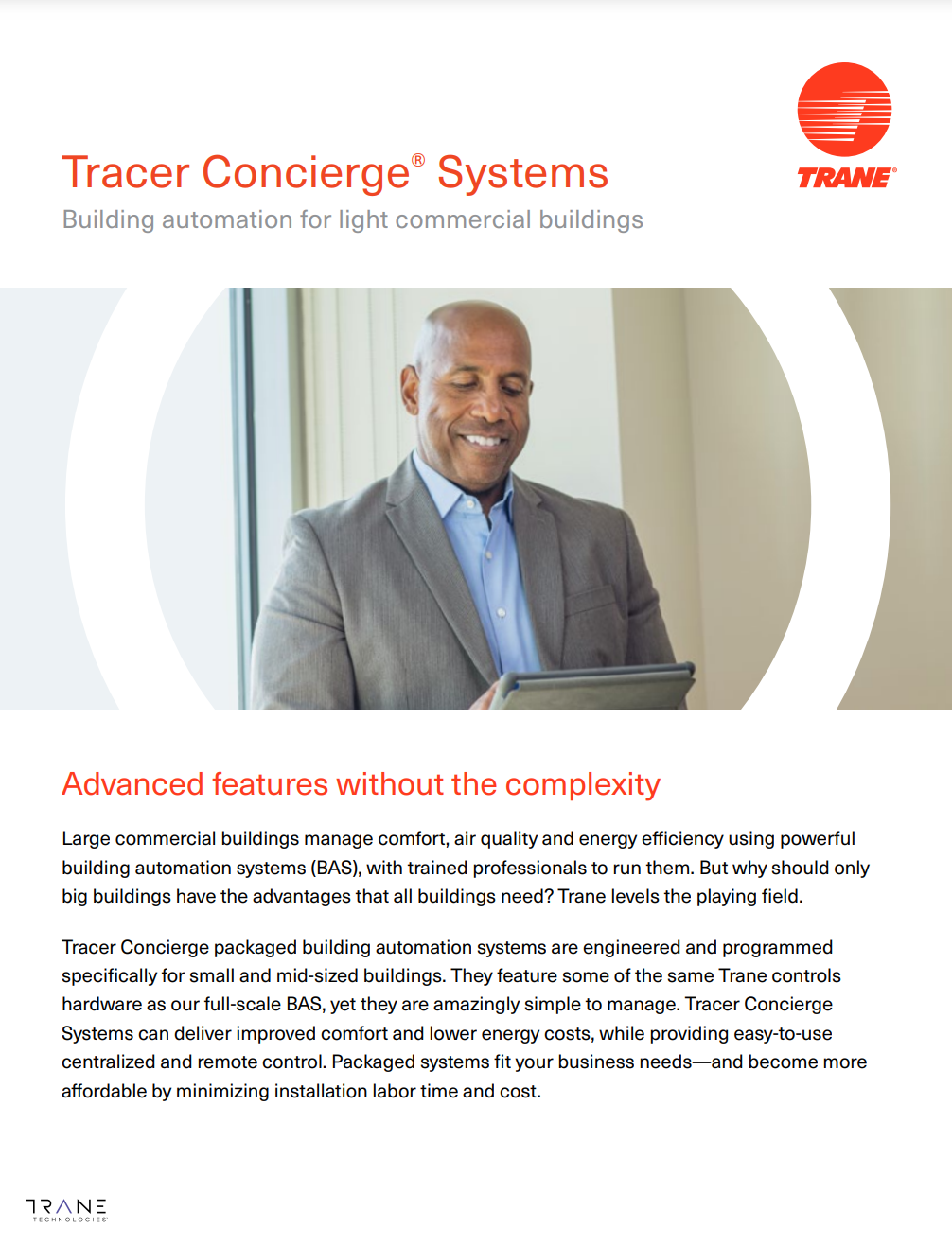 Tracer Concierge Owner Brochure – Trane Commercial HVAC Help Center